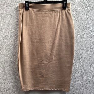 Iris Nude classic pencil skirt size L